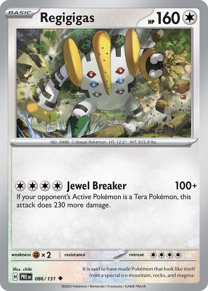 Regigigas 086/131 (SV: Prismatic Evolutions) 