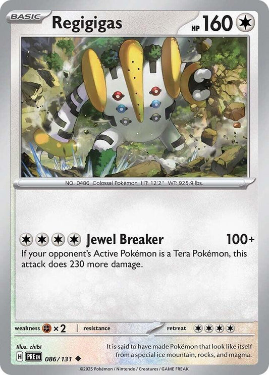 Regigigas 086/131 (SV: Prismatic Evolutions) 