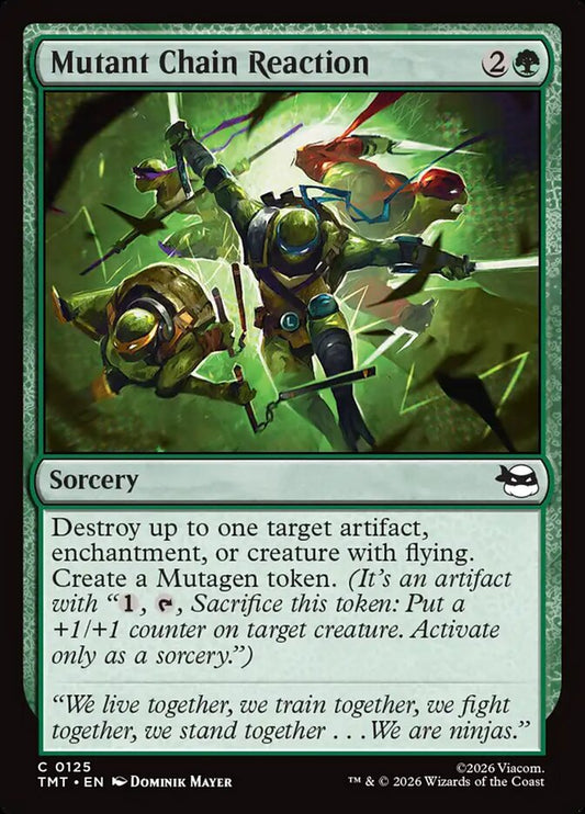 Mutant Chain Reaction 125/190 (Teenage Mutant Ninja Turtles)  - Foil