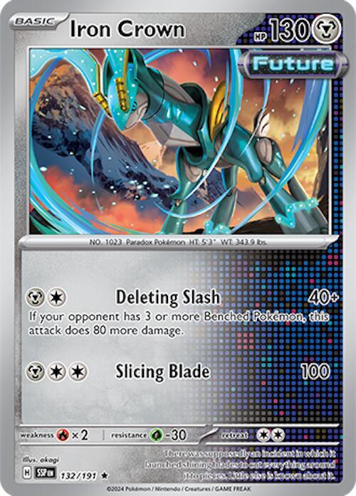 Iron Crown 132/191 (SV08: Surging Sparks)  - Holofoil