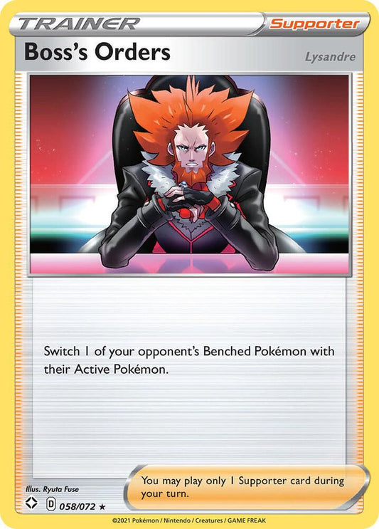 Boss's Orders 058/072 (Shining Fates) 