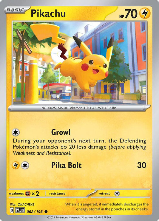 Pikachu 062/193 (SV02: Paldea Evolved) 