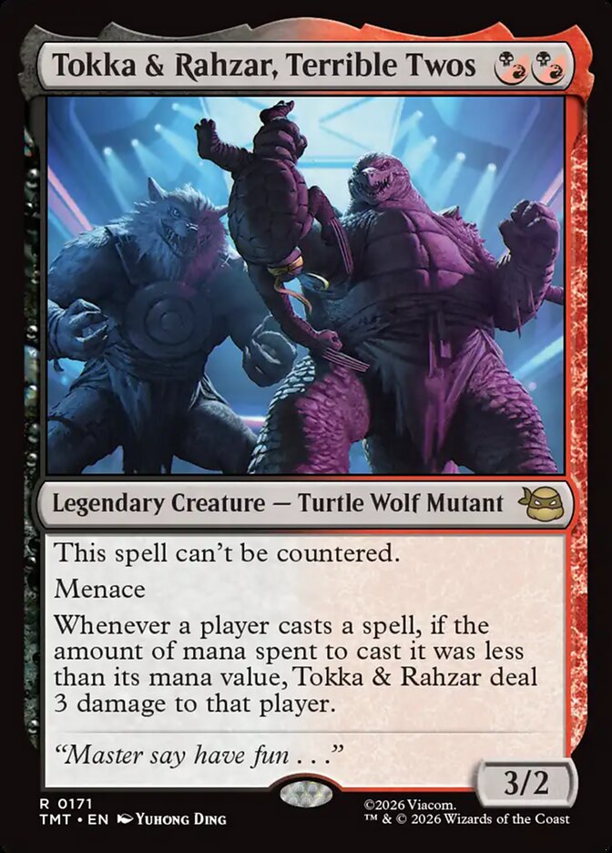 Tokka and Rahzar, Terrible Twos 171/190 (Teenage Mutant Ninja Turtles) 