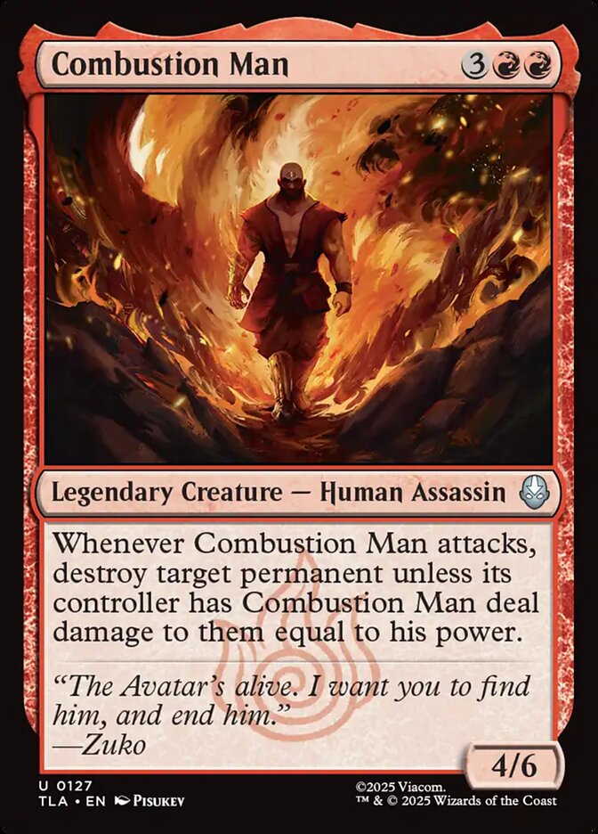 Combustion Man 127 (Avatar: The Last Airbender) 