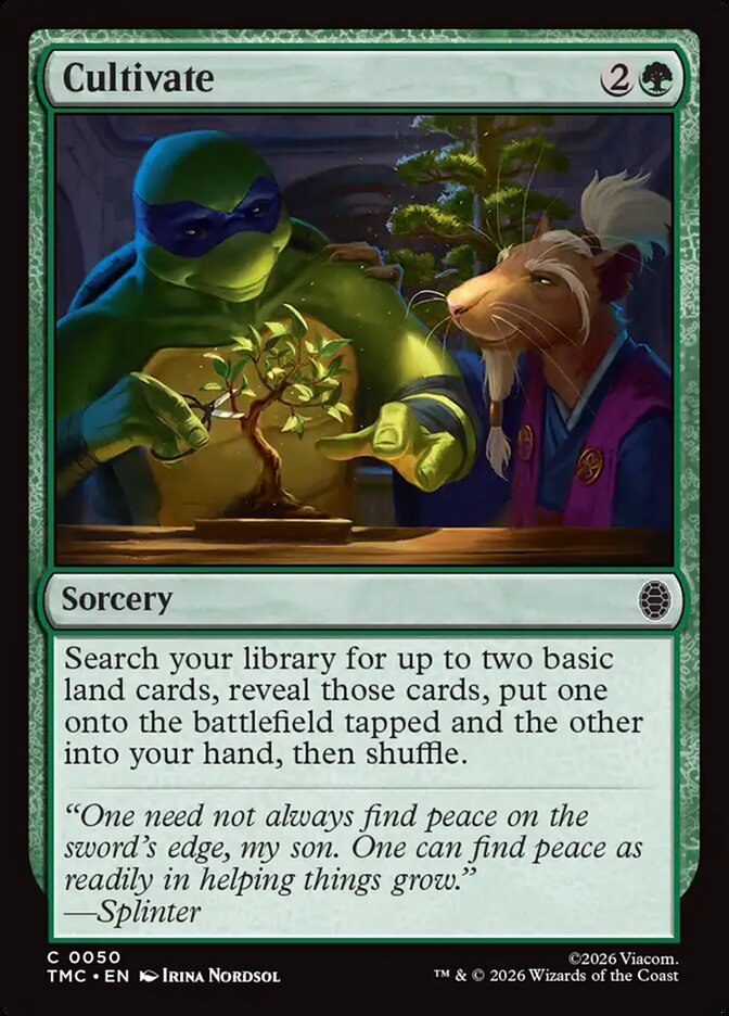 Cultivate 50 (Commander: Teenage Mutant Ninja Turtles) 
