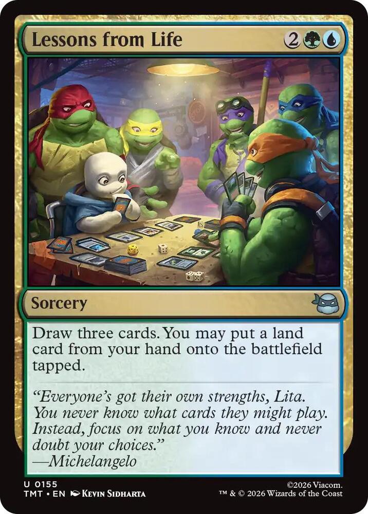 Lessons from Life 155/260 (Teenage Mutant Ninja Turtles) 