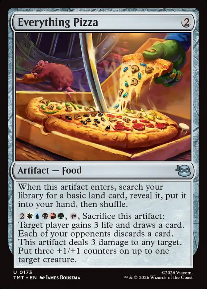 Everything Pizza 173/190 (Teenage Mutant Ninja Turtles)  - Foil
