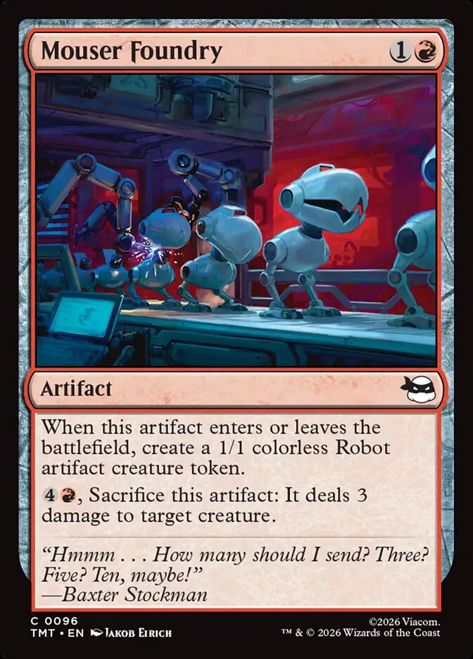Mouser Foundry 96/190 (Teenage Mutant Ninja Turtles)  - Foil