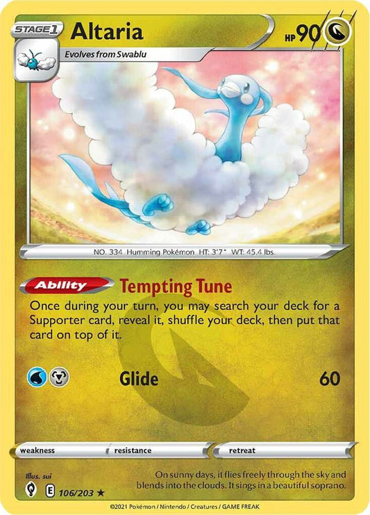 Altaria 106/203 (SWSH07: Evolving Skies) 