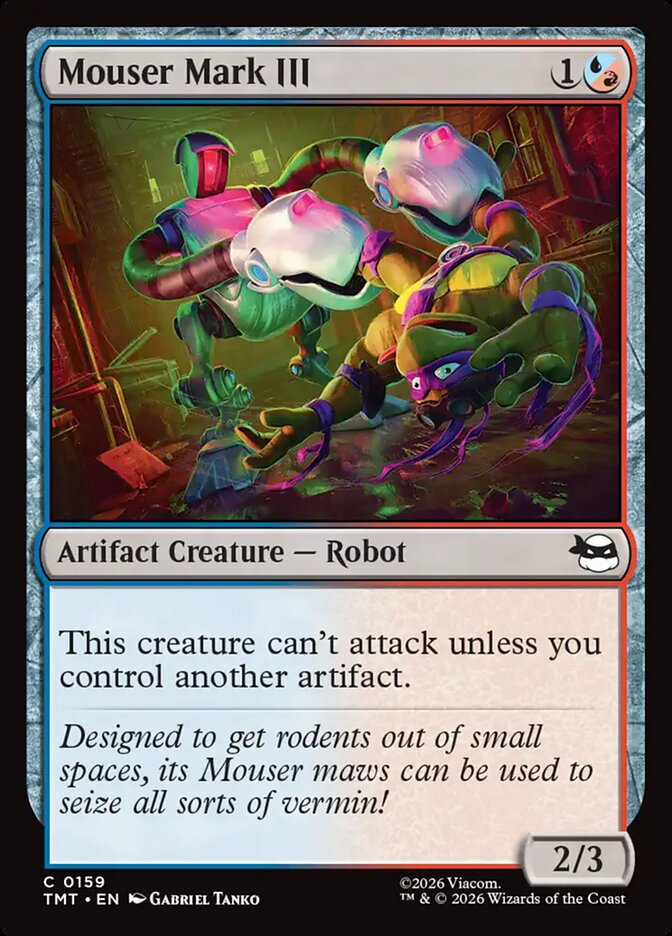 Mouser Mark III 159/190 (Teenage Mutant Ninja Turtles)  - Foil