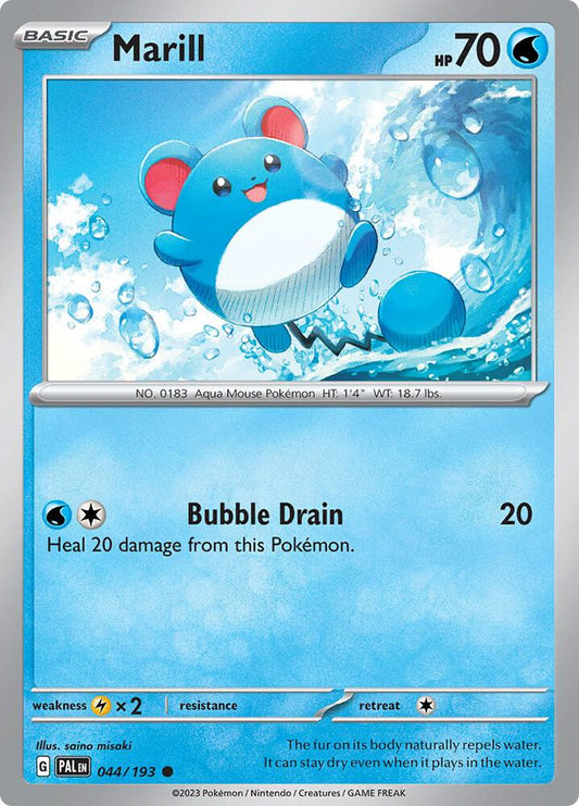 Marill 044 193 044/193 (SV02: Paldea Evolved) 