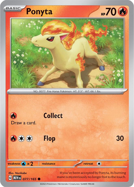 Ponyta 077/165 (SV: Scarlet & Violet 151) 