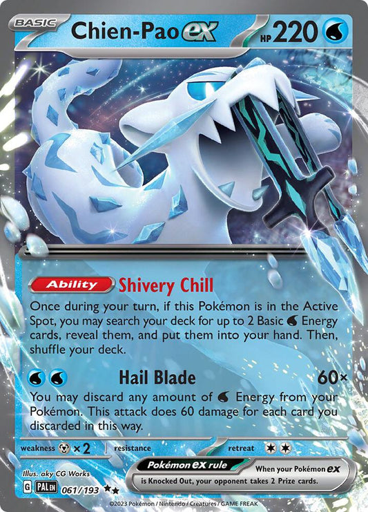 Chien-Pao ex 061/193 (SV02: Paldea Evolved)  - Holofoil