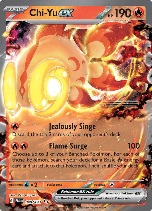 Chi-Yu ex 040/193 (SV02: Paldea Evolved)  - Holofoil