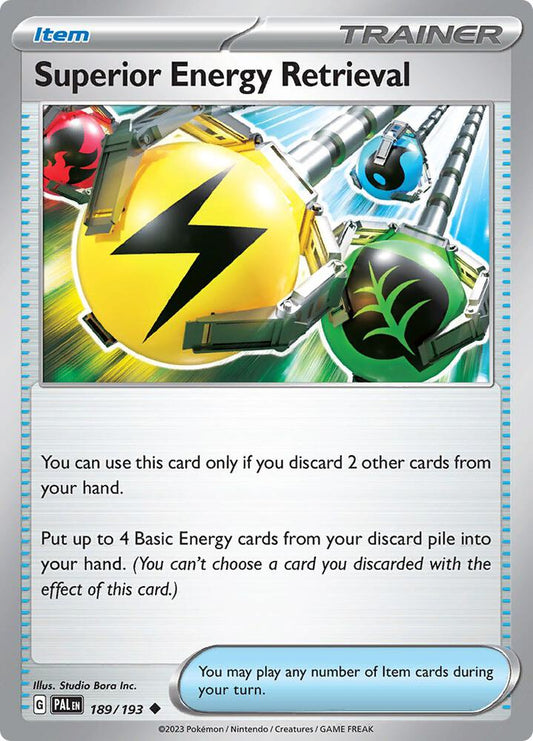 Superior Energy Retrieval 189/193 (SV02: Paldea Evolved) 