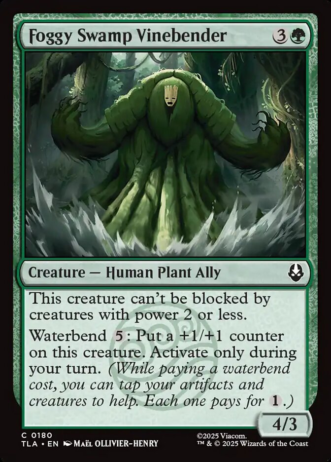 Foggy Swamp Vinebender 180/286 (Avatar: The Last Airbender) 