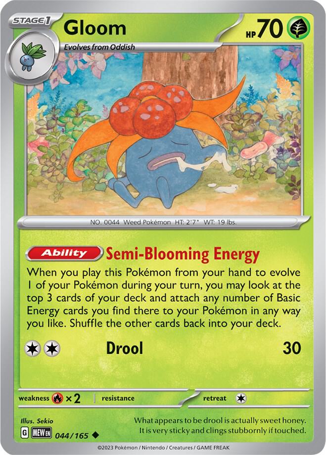 Gloom 044/165 (SV: Scarlet & Violet 151) 