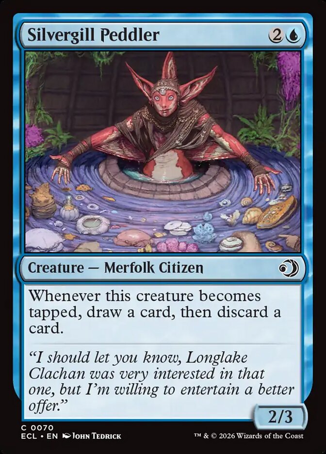 Silvergill Peddler 70/273 (Lorwyn Eclipsed) 