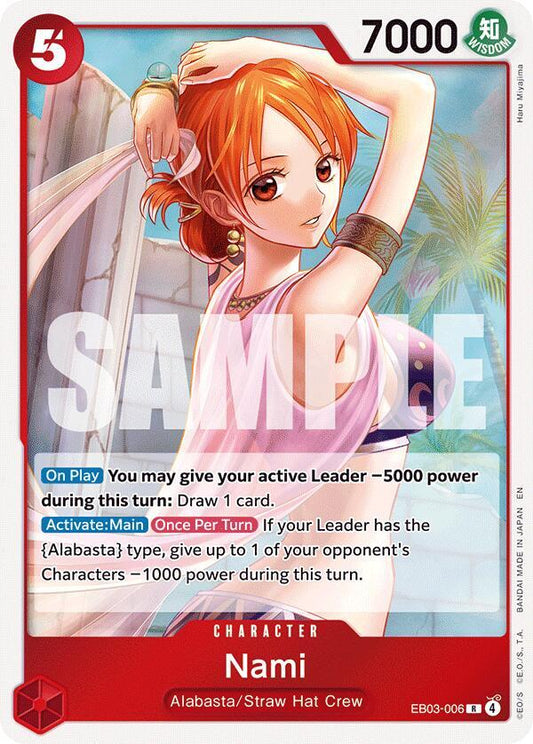Nami EB03-006 (Extra Booster: One Piece Heroines Edition)  - Foil