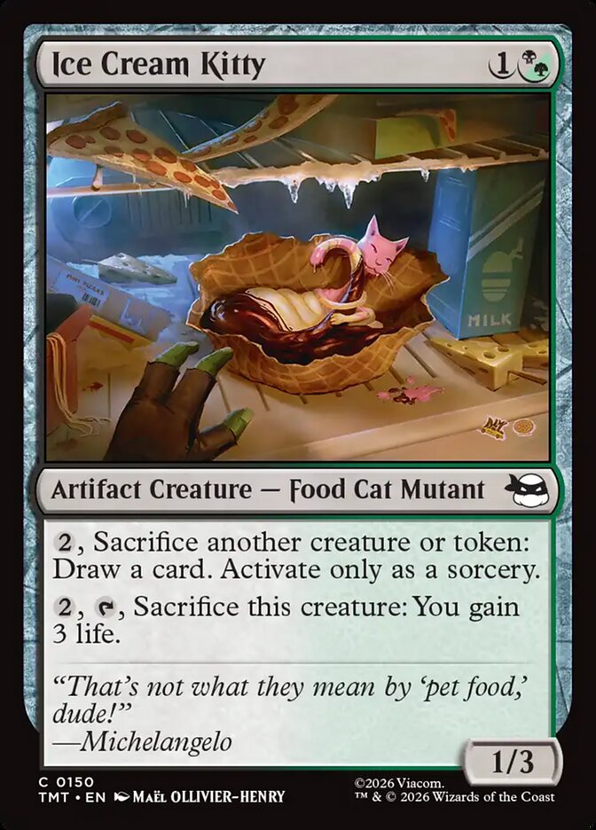 Ice Cream Kitty 150/190 (Teenage Mutant Ninja Turtles) 