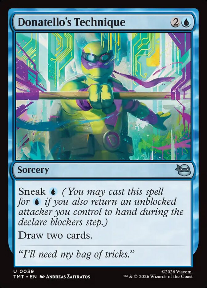 Donatello's Technique 39/190 (Teenage Mutant Ninja Turtles)  - Foil