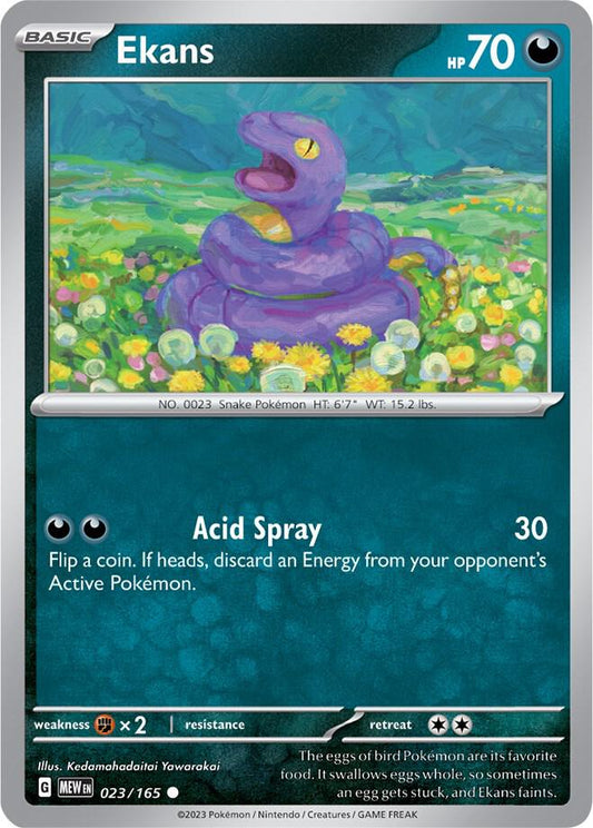 Ekans 023/165 (SV: Scarlet & Violet 151) 