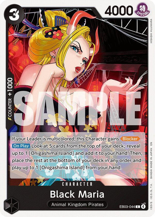 Black Maria EB03-044 (Extra Booster: One Piece Heroines Edition) 