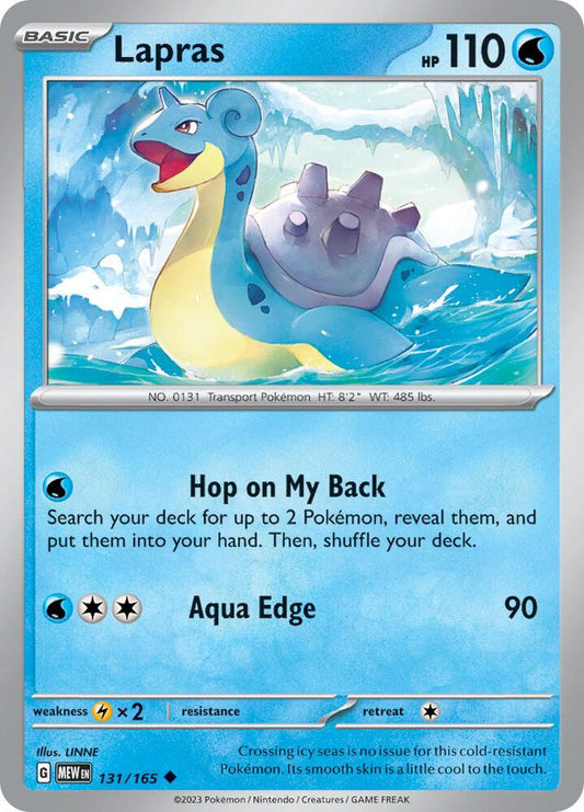 Lapras 131/165 (SV: Scarlet & Violet 151) 
