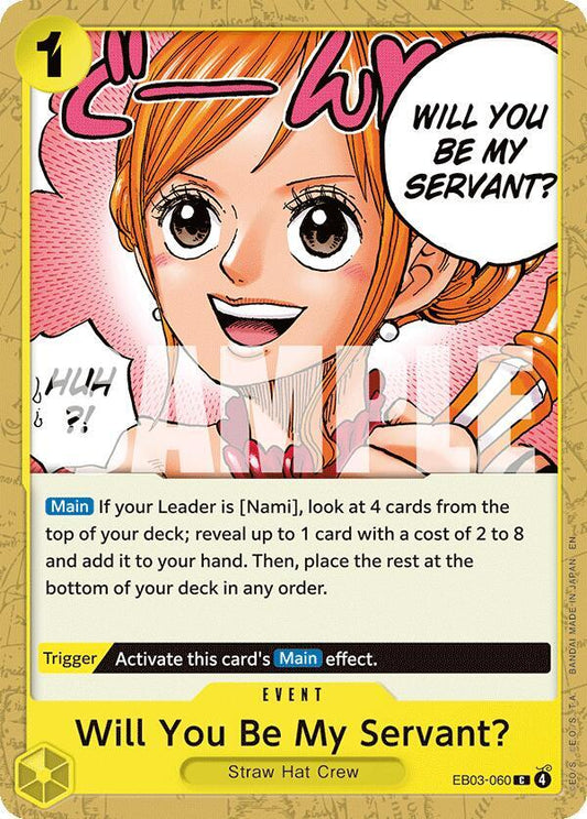 Will You Be My Servant? EB03-060 (Extra Booster: One Piece Heroines Edition) 