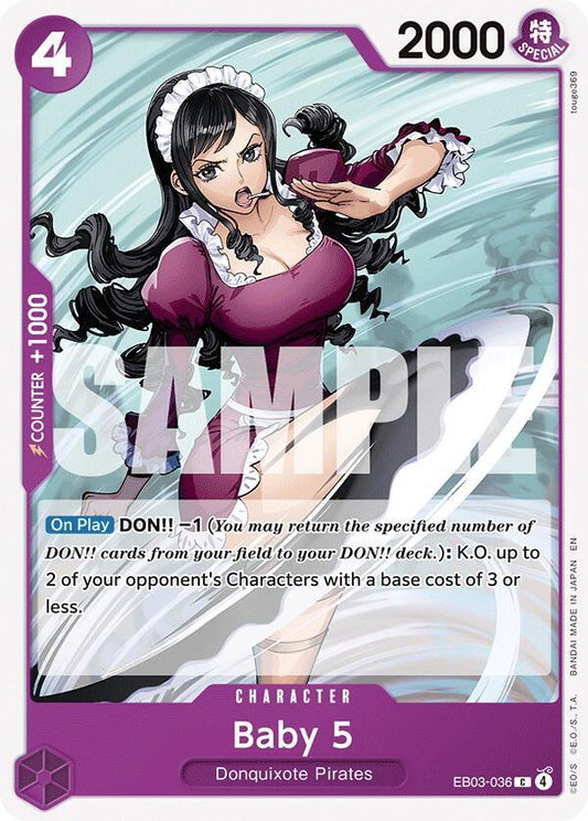 Baby 5 EB03-036 (Extra Booster: One Piece Heroines Edition) 