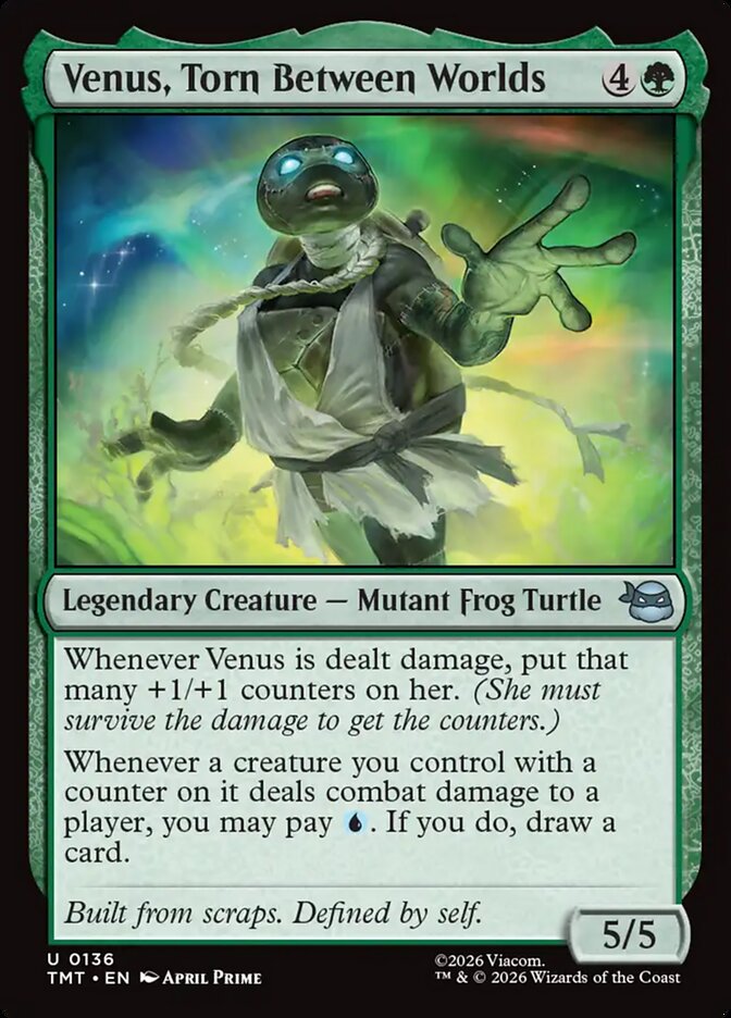 Venus, Torn Between Worlds 136 (Teenage Mutant Ninja Turtles) 