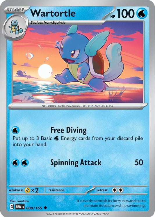 Wartortle 008/165 (SV: Scarlet & Violet 151) 