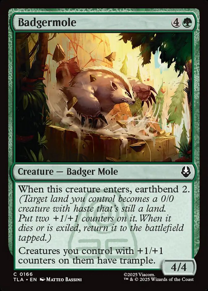 Badgermole 166 (Avatar: The Last Airbender)  - Foil