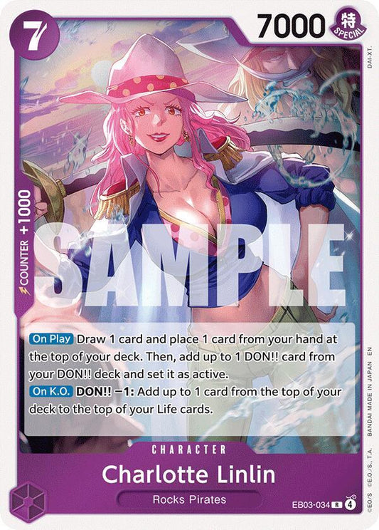Charlotte Linlin EB03-034 (Extra Booster: One Piece Heroines Edition)  - Foil