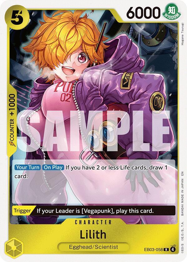 Lilith EB03-058 (Extra Booster: One Piece Heroines Edition)  - Foil
