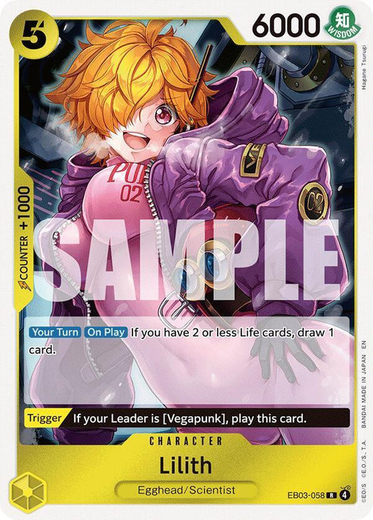 Lilith EB03-058 (Extra Booster: One Piece Heroines Edition)  - Foil