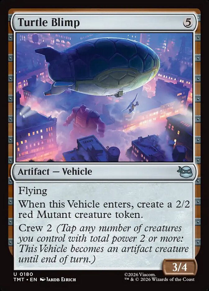 Turtle Blimp 180 (Teenage Mutant Ninja Turtles)  - Foil