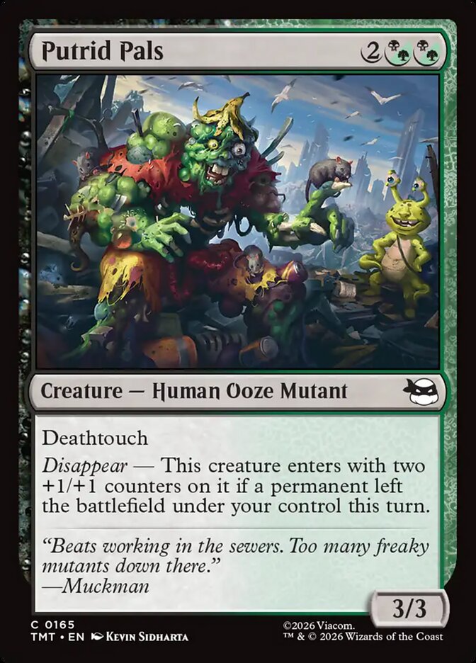 Putrid Pals 165/190 (Teenage Mutant Ninja Turtles)  - Foil