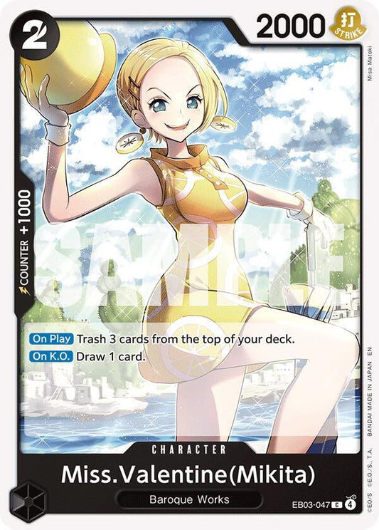 MissValentine(Mikita) EB03-047 (Extra Booster: One Piece Heroines Edition) 