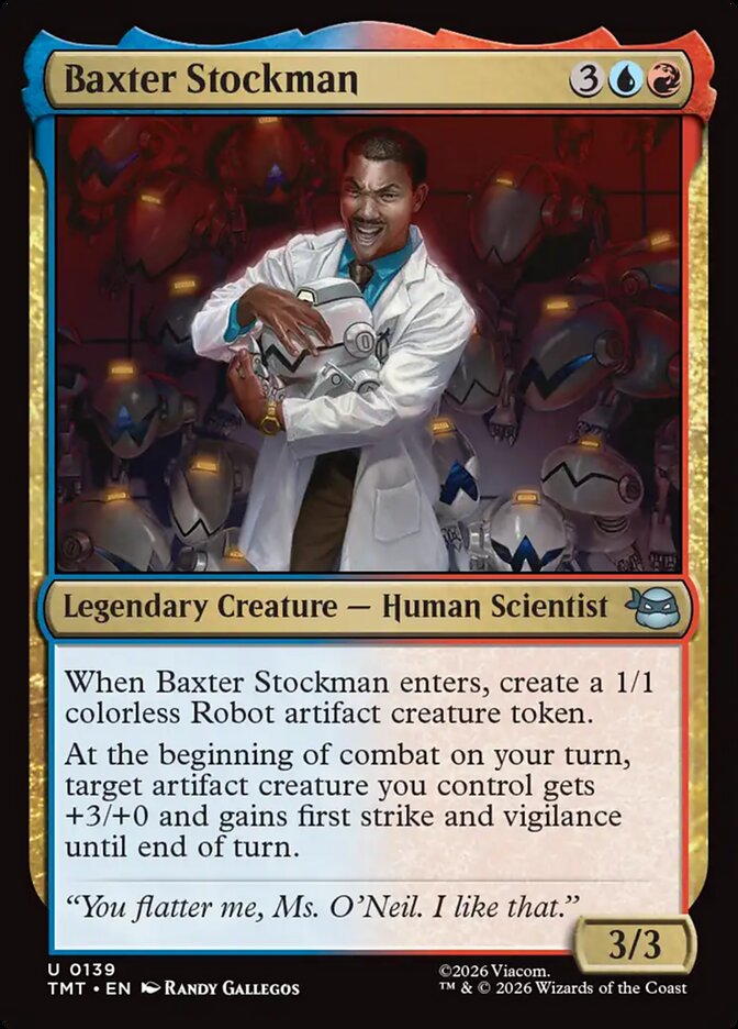 Baxter Stockman 139/190 (Teenage Mutant Ninja Turtles)  - Foil