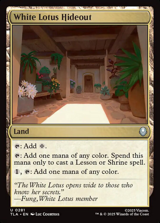 White Lotus Hideout 281/286 (Avatar: The Last Airbender) 