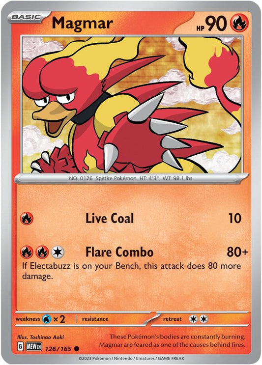 Magmar 126/165 (SV: Scarlet & Violet 151) 