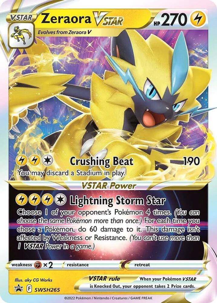 Zeraora VSTAR SWSH265 (SWSH: Sword & Shield Promo Cards)  - Holofoil