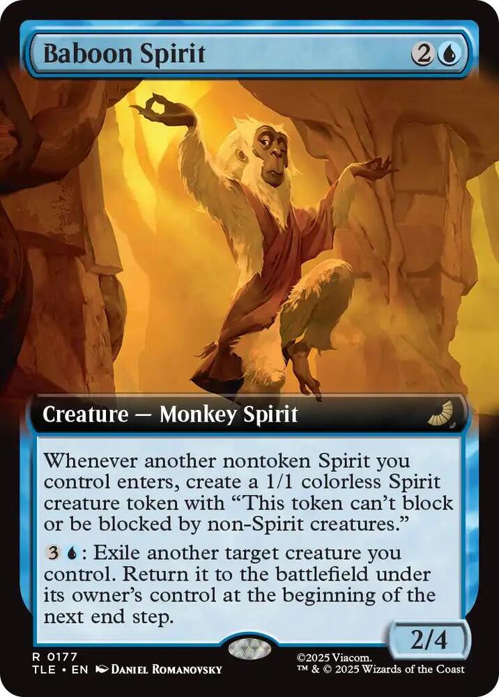 Baboon Spirit 177/317 (Avatar: The Last Airbender: Eternal-Legal)  - Extended Art