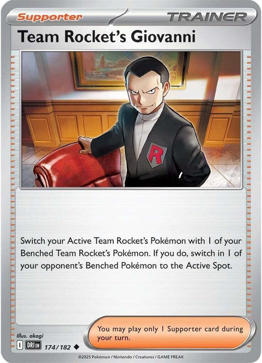 Team Rocket's Giovanni 174/182 (SV10: Destined Rivals) 
