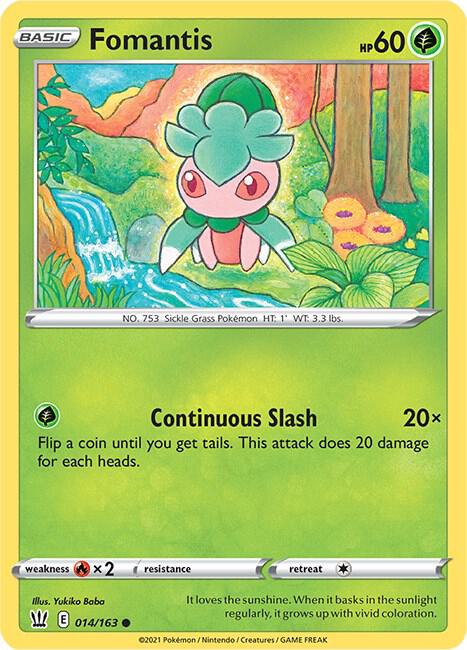 Fomantis 014/163 (SWSH05: Battle Styles) 