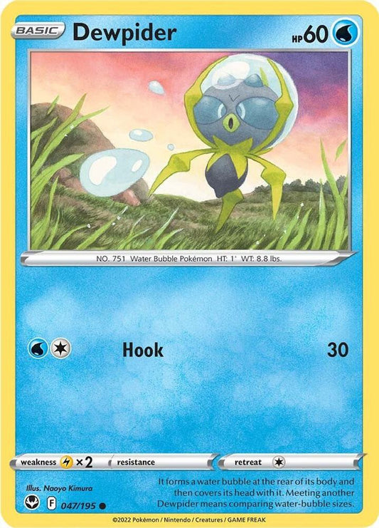 Dewpider 047/195 (SWSH12: Silver Tempest) 