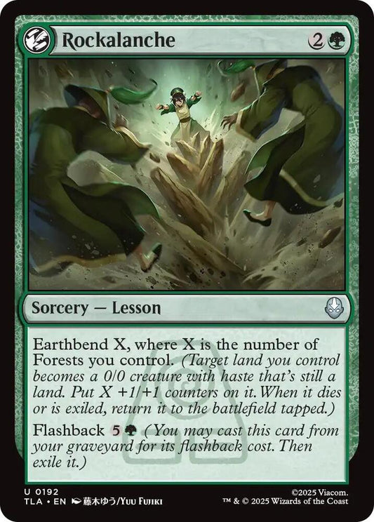 Rockalanche 192/286 (Avatar: The Last Airbender)  - Foil