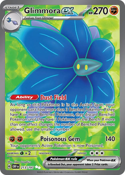Glimmora ex 213/197 (SV03: Obsidian Flames)  - Holofoil