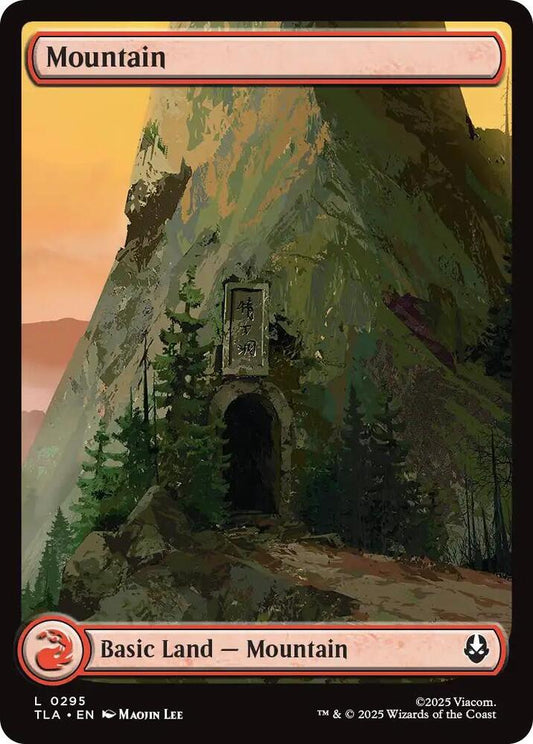 Mountain  295/286 (Avatar: The Last Airbender)  - Full Art Foil